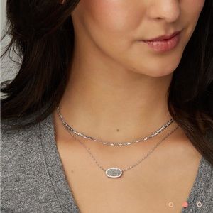 Kendra Scott brand new necklace in platinum